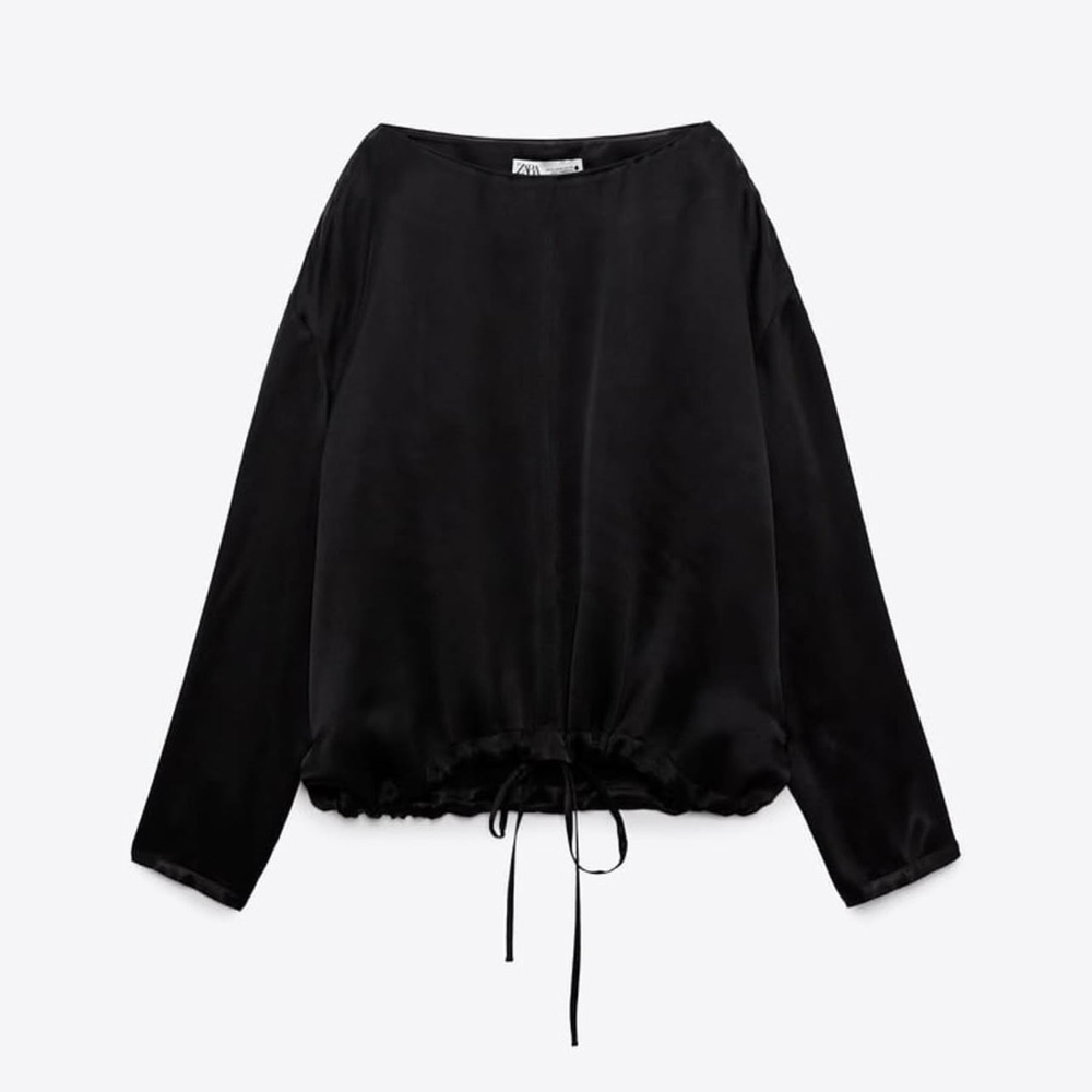 🌷 Zara Satin Effect Blouse - NWT 🌷 - Picture 14 of 14